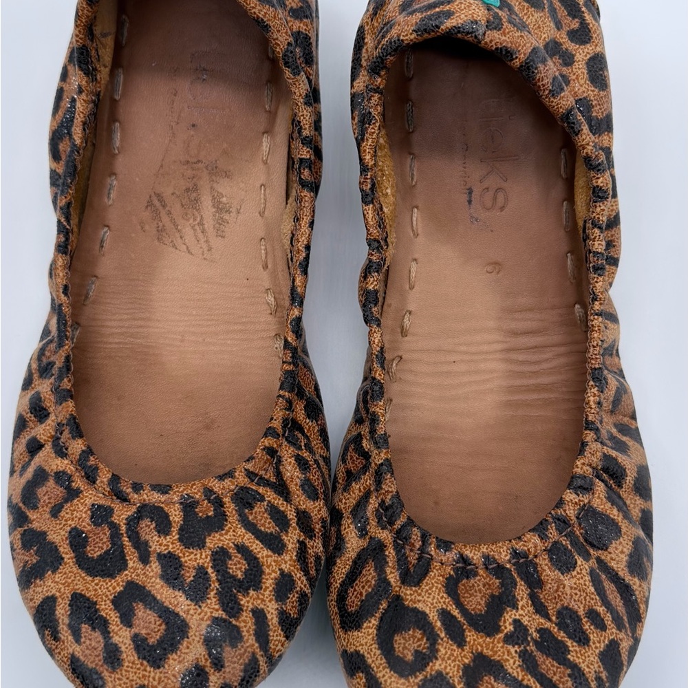Tieks Leopard Print Flats